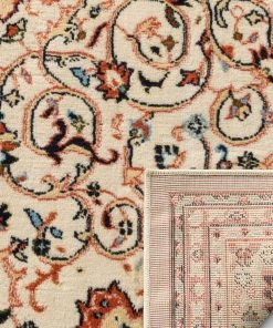 Well Woven Oriental & Persian Isfahan Traditional Ivory Rug