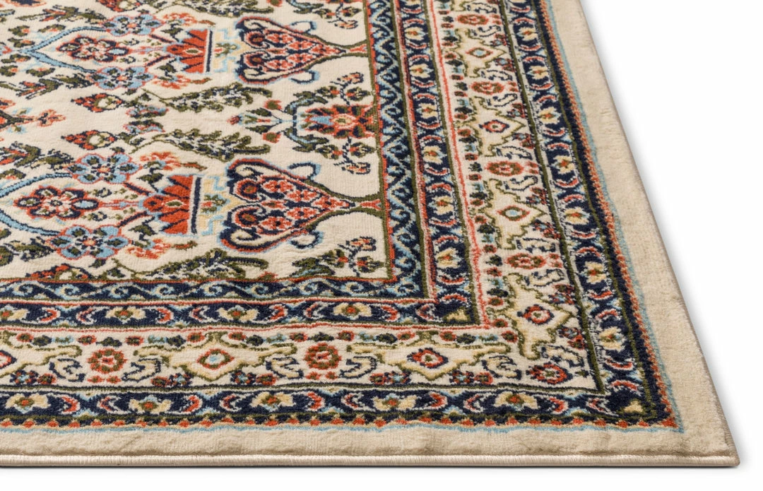 Well Woven 3'x5' Shiraz Ivory Traditional Rug 3 Well Woven 3'x5' Shiraz Ivory Traditional Rug