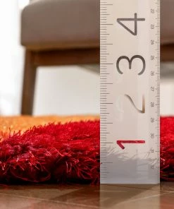 Well Woven Meraki Modern Geometric Shag Multi 3D Textured Thick & Soft Shag Rug