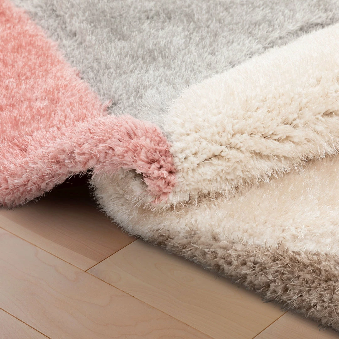 Well Woven Meraki Modern Geometric Shag Blush Grey 3D Textured Thick & Soft Shag Rug 5 Well Woven Meraki Modern Geometric Shag Blush Grey 3D Textured Thick & Soft Shag Rug