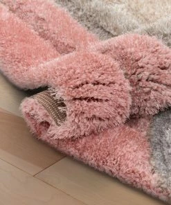 Well Woven Nahla Modern Geometric Shag Blush Grey 3D Textured Thick & Soft Shag Rug 11 Well Woven Nahla Modern Geometric Shag Blush Grey 3D Textured Thick & Soft Shag Rug