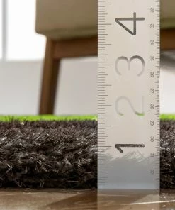 Well Woven Gia Modern Geometric Shag Multi 3D Textured Thick & Soft Shag Rug