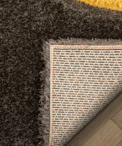 Well Woven Gia Modern Geometric Shag Multi 3D Textured Thick & Soft Shag Rug