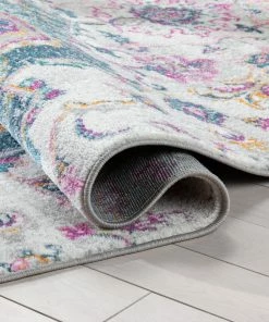 Well Woven Taura Bohemian Oriental Perisan Fuchsia Rug