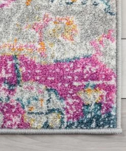 Well Woven Taura Bohemian Oriental Perisan Fuchsia Rug