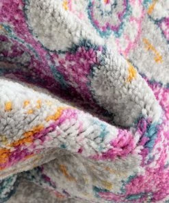 Well Woven Taura Bohemian Oriental Perisan Fuchsia Rug