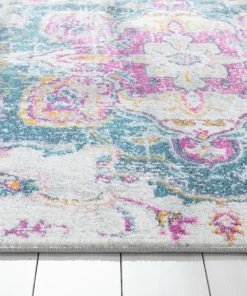 Well Woven Taura Bohemian Oriental Perisan Fuchsia Rug