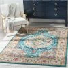 Well Woven Global Payson Bohemian Oriental Perisan Teal Rug