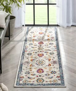 Well Woven Arlette Bohemian Oriental Perisan Blue Rug