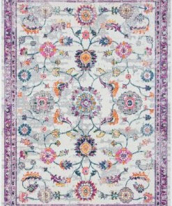 Well Woven Arlette Bohemian Oriental Perisan Fuchsia Rug Global
