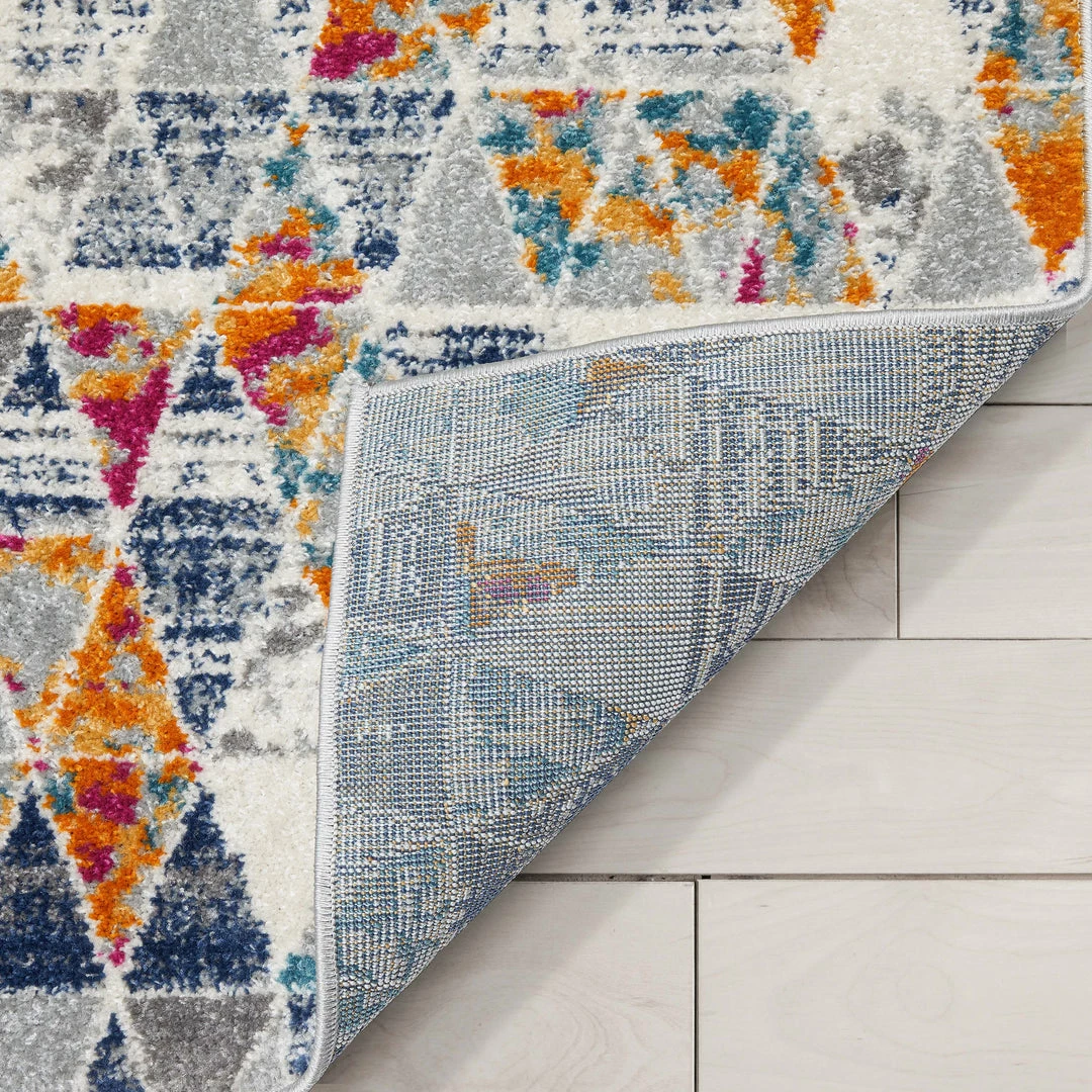 Well Woven Global Keyla Modern Geometric Light Blue Rug 5 Well Woven Global Keyla Modern Geometric Light Blue Rug