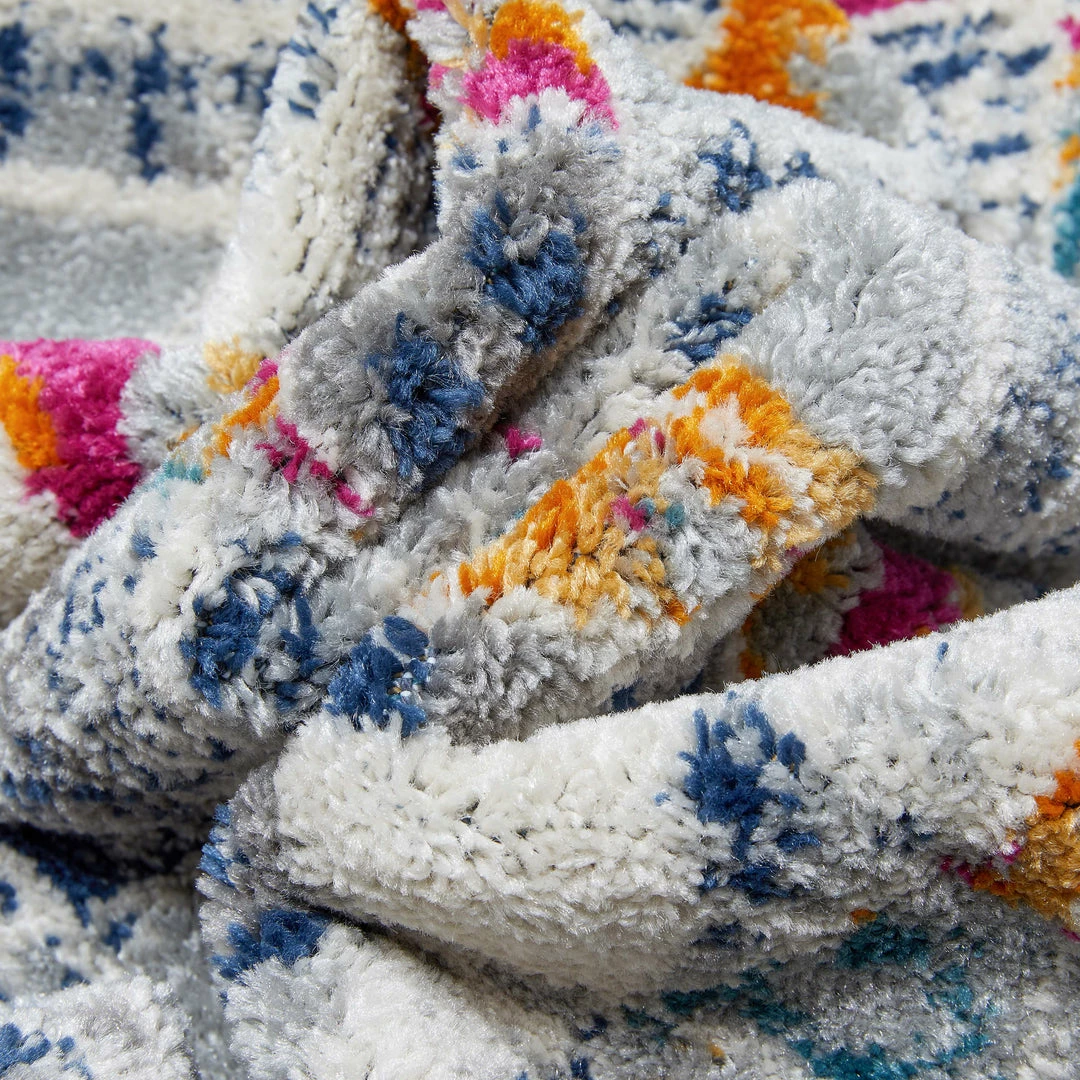 Well Woven Global Keyla Modern Geometric Light Blue Rug 3 Well Woven Global Keyla Modern Geometric Light Blue Rug