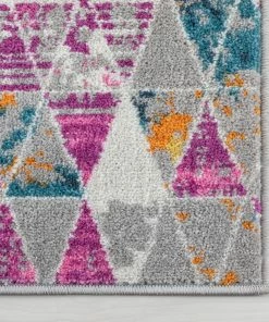 Well Woven Global Keyla Modern Geometric Fuchsia Rug 17 Well Woven Global Keyla Modern Geometric Fuchsia Rug