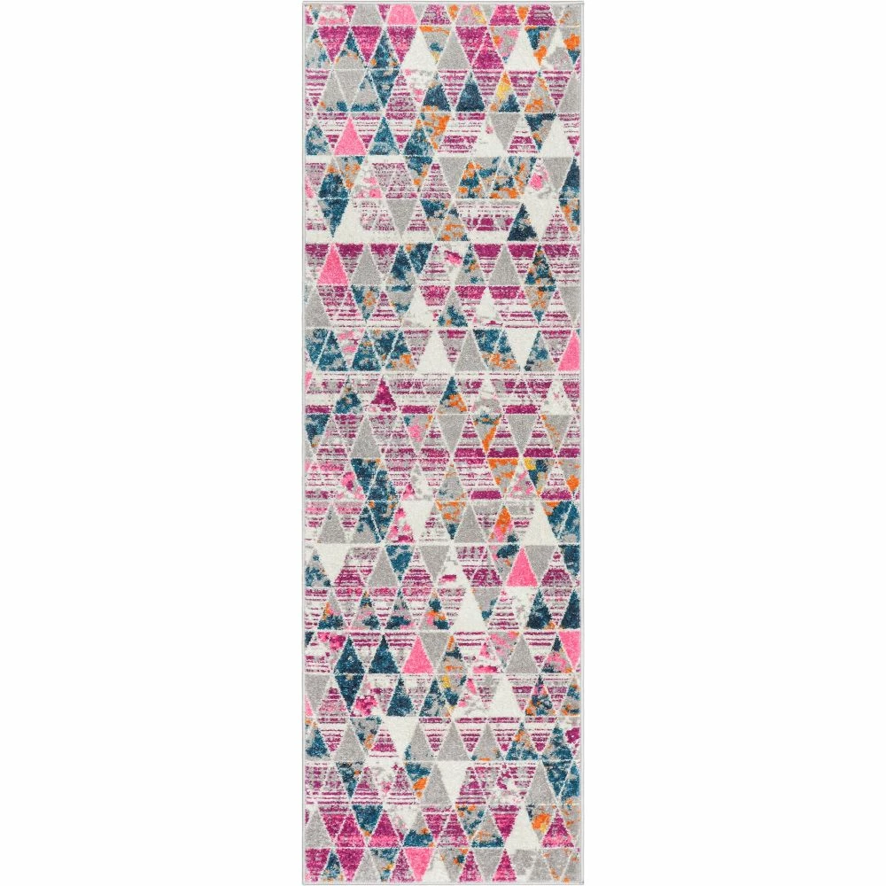 Well Woven Global Keyla Modern Geometric Fuchsia Rug 14 Well Woven Global Keyla Modern Geometric Fuchsia Rug