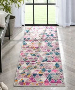 Well Woven Global Keyla Modern Geometric Fuchsia Rug 23 Well Woven Global Keyla Modern Geometric Fuchsia Rug