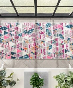 Well Woven Global Keyla Modern Geometric Fuchsia Rug 25 Well Woven Global Keyla Modern Geometric Fuchsia Rug