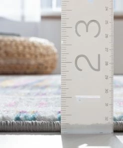 Well Woven Merle Modern Geometric Border Fuchsia Rug Global