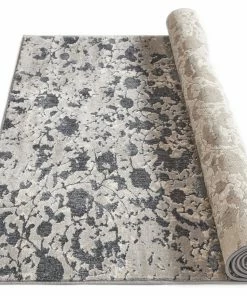 Well Woven Nora Dark Grey Modern Vintage Rug