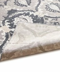 Well Woven Felize Dark Grey Modern Rug Vintage