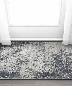 Well Woven Ora Dark Grey Modern Rug 3'11