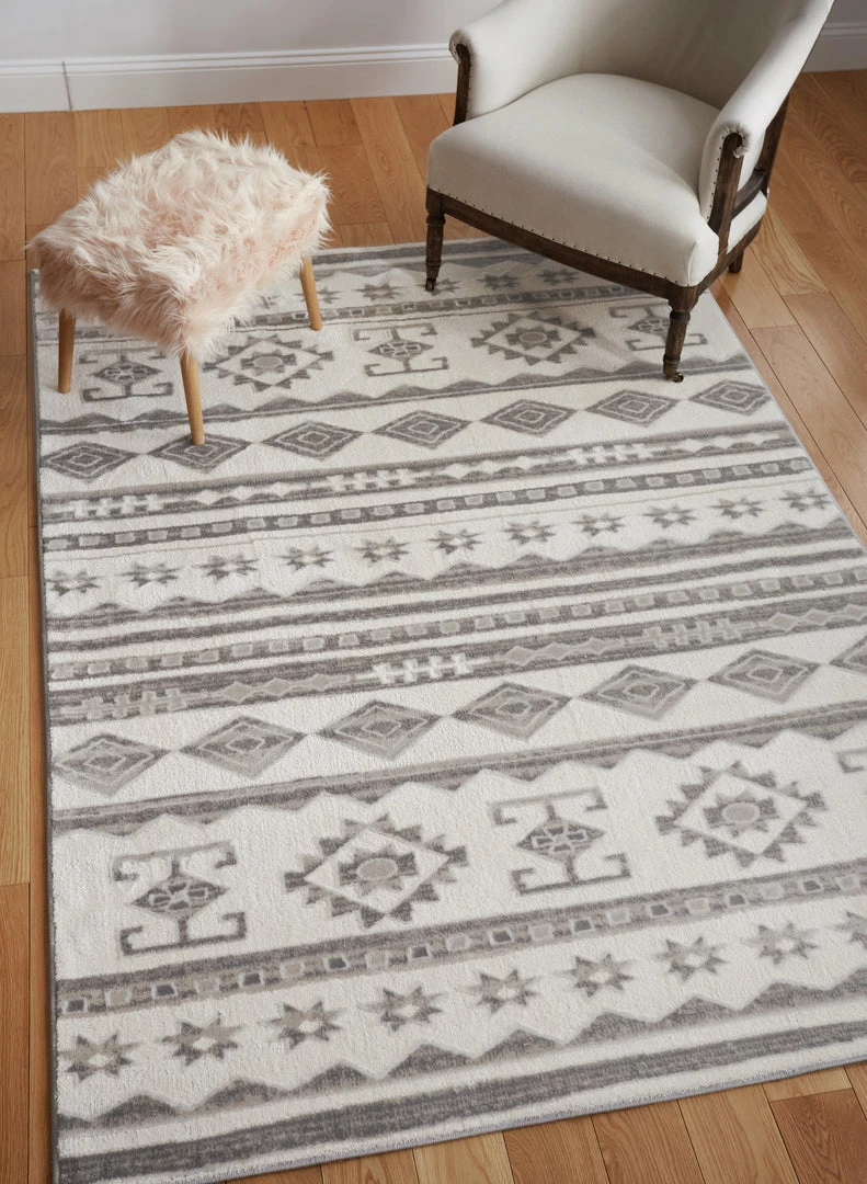 Well Woven Kanab Beige Modern Rug Tribal 6 Well Woven Kanab Beige Modern Rug Tribal