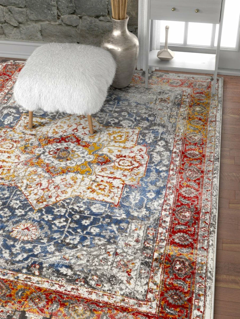 Well Woven Inspiration Multi Vintage 3'11" X 5'3" Rug 2 Well Woven Inspiration Multi Vintage 3'11" X 5'3" Rug