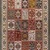 Well Woven Ornamental Multi Traditional Rug