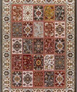 Well Woven Ornamental Multi Traditional Rug