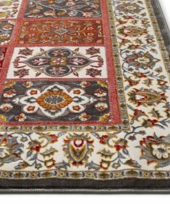 Well Woven Ornamental Multi Traditional Rug