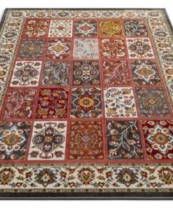 Well Woven Ornamental Multi Traditional Rug