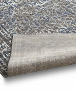 Well Woven Dramatic Blue Vintage Rug