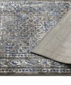 Well Woven Dramatic Blue Vintage Rug