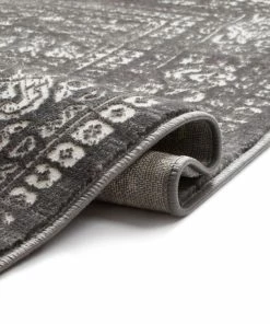 Well Woven Dramatic Gold Vintage Rug