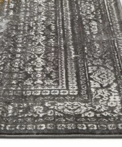 Well Woven Dramatic Gold Vintage Rug