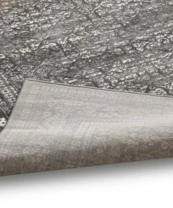 Well Woven Dramatic Gold Vintage Rug