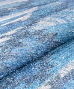 Well Woven Trio Southwestern Geometric Blue Machine Washable Rug By Chill Rugs Global