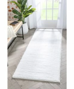 Well Woven Chroma Glam Solid Ultra Soft Ivory Multi-Textured Shimmer Pile Shag Rug 25 Well Woven Chroma Glam Solid Ultra Soft Ivory Multi-Textured Shimmer Pile Shag Rug