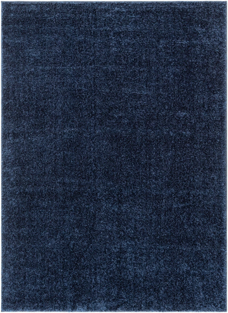 Well Woven Chroma Glam Solid Ultra Soft Indigo Blue Multi-Textured Shimmer Pile Shag Rug 2 Well Woven Chroma Glam Solid Ultra Soft Indigo Blue Multi-Textured Shimmer Pile Shag Rug