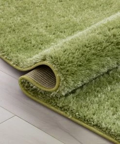 Well Woven Chroma Glam Solid Ultra Soft Green Multi-Textured Shimmer Pile Shag Rug 21 Well Woven Chroma Glam Solid Ultra Soft Green Multi-Textured Shimmer Pile Shag Rug
