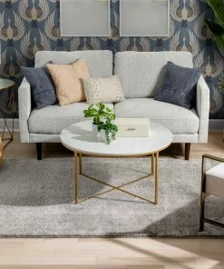 Well Woven Chroma Glam Solid Ultra Soft Light Grey Multi-Textured Shimmer Pile Shag Rug