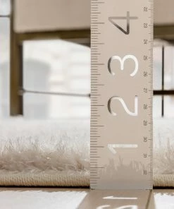 Well Woven Chroma Glam Solid Ultra Soft Beige Multi-Textured Shimmer Pile Shag Rug 15 Well Woven Chroma Glam Solid Ultra Soft Beige Multi-Textured Shimmer Pile Shag Rug