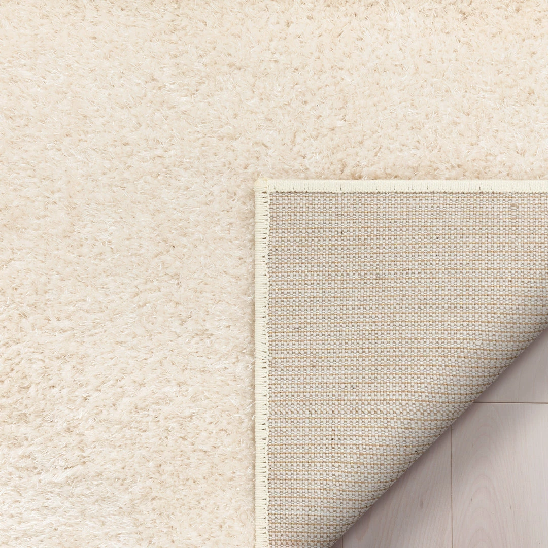 Well Woven Chroma Glam Solid Ultra Soft Beige Multi-Textured Shimmer Pile Shag Rug 8 Well Woven Chroma Glam Solid Ultra Soft Beige Multi-Textured Shimmer Pile Shag Rug