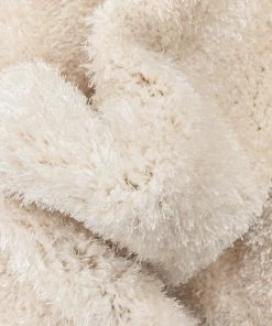 Well Woven Chroma Glam Solid Ultra Soft Beige Multi-Textured Shimmer Pile Shag Rug 11 Well Woven Chroma Glam Solid Ultra Soft Beige Multi-Textured Shimmer Pile Shag Rug