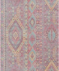 Well Woven Otero Vintage Bohemian Aztec Tribal Blush Rug Global