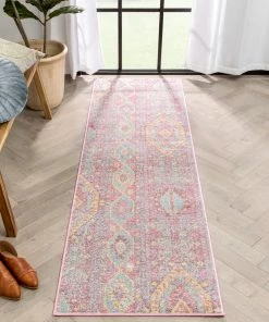 Well Woven Otero Vintage Bohemian Aztec Tribal Blush Rug Global