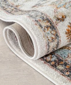 Well Woven Vintage Jena Bohemian Persian Oriental Beige Rug