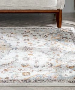 Well Woven Vintage Jena Bohemian Persian Oriental Beige Rug