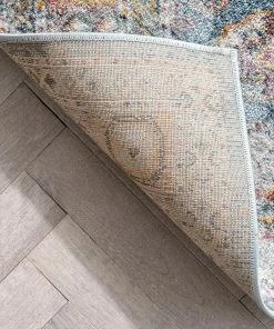 Well Woven Matlock Bohemian Eclectic Persian Blue Rug Vintage