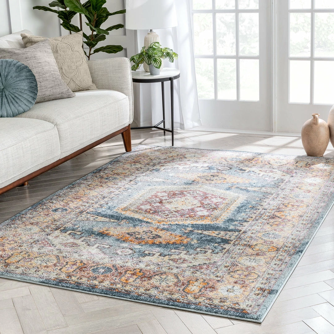 Well Woven Roswell Bohemian Eclectic Aztec Blue Rug 7 Well Woven Roswell Bohemian Eclectic Aztec Blue Rug