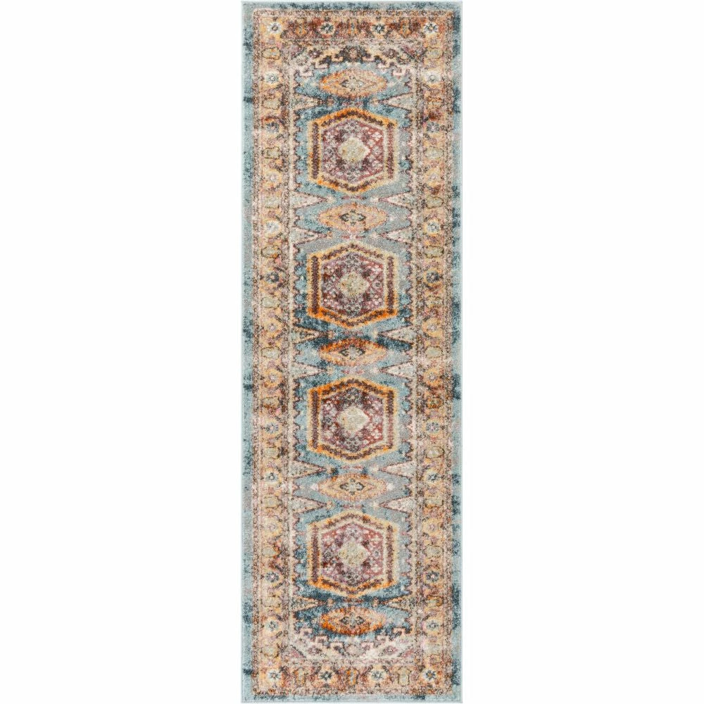 Well Woven Roswell Bohemian Eclectic Aztec Blue Rug 10 Well Woven Roswell Bohemian Eclectic Aztec Blue Rug